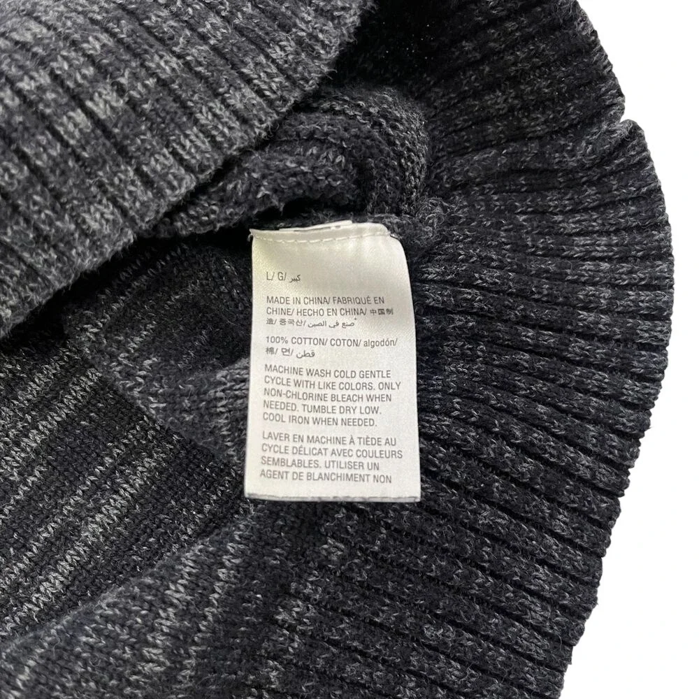 American Rag Mens Gray Nordic Shawl Sweater, American Rag Mens Grey Winter 479